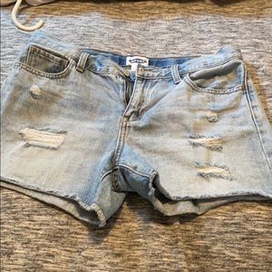Old Navy light denim shorts for girls